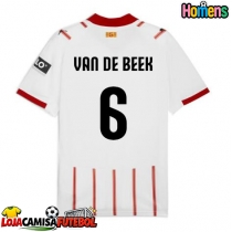 Camisa de Futebol Girona Donny van de Beek #6 Equipamento Principal 2025-26 Manga Curta